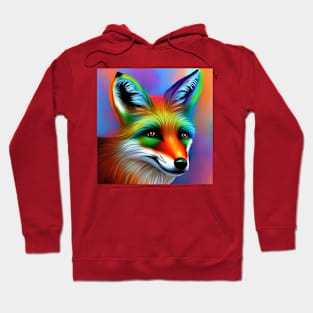 Fox Rainbow Painting Hoodie